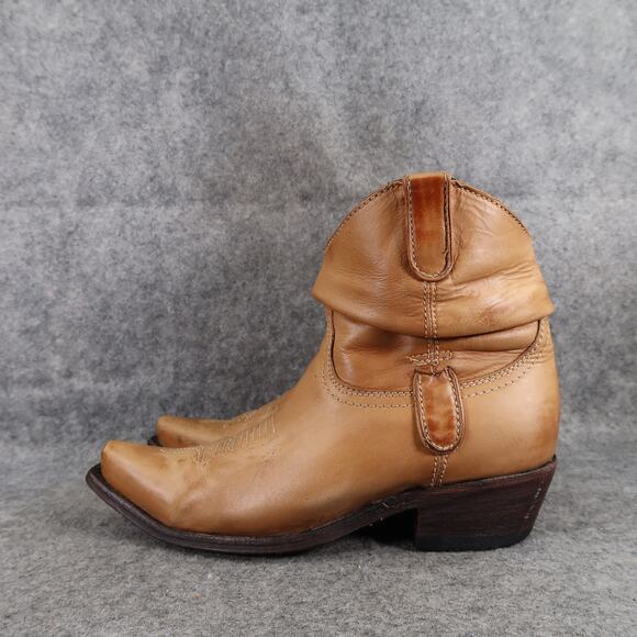 Old Gringo Boots Womens 6 Caido Ankle Bootie Western Leather Slouchy Snip Toe - Picture 5 of 16